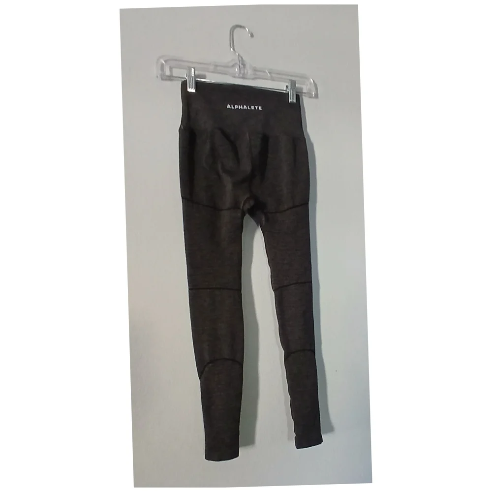 Alphalete Women's Gray High-Waisted Leggings - Picture 3 of 5